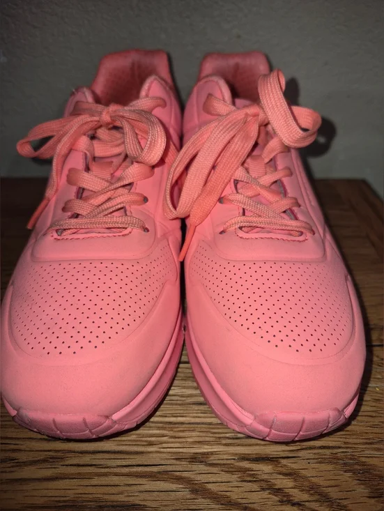 Skechers Uno- Stand On Air, Women's Size 6 , Vibrant Coral - Picture 3 of 5